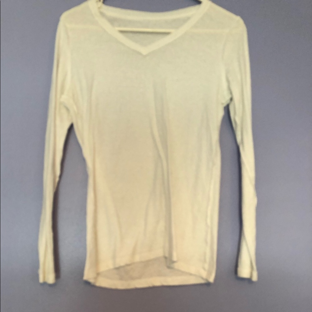 White long sleeve tee